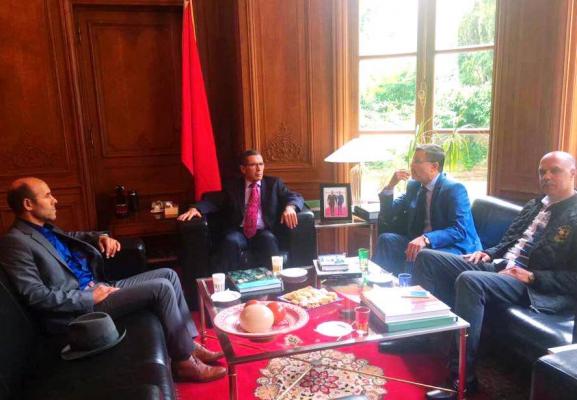 لقاء مع سفير المملكة المغربية ببلجيكا 