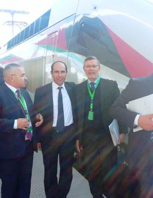 رئيس المجلس الجماعي يشارك في مراسيم تدشين القطار الفائق السرعة - البراق-