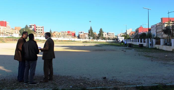 زيارة ميدانية لملعب القرب 3 مارس بحي السلام